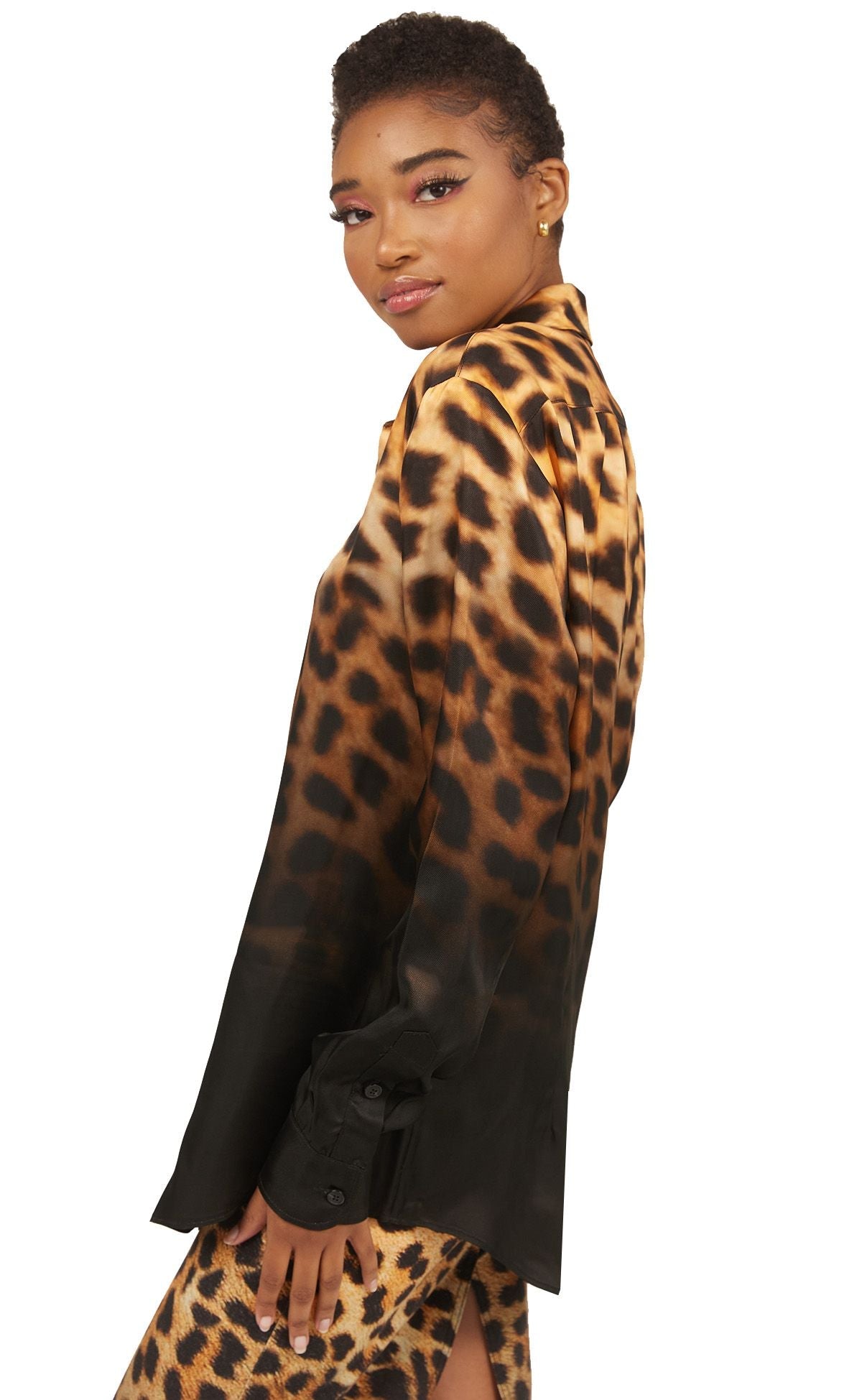 Cheetah Ombre Cupro Unisex Shirt